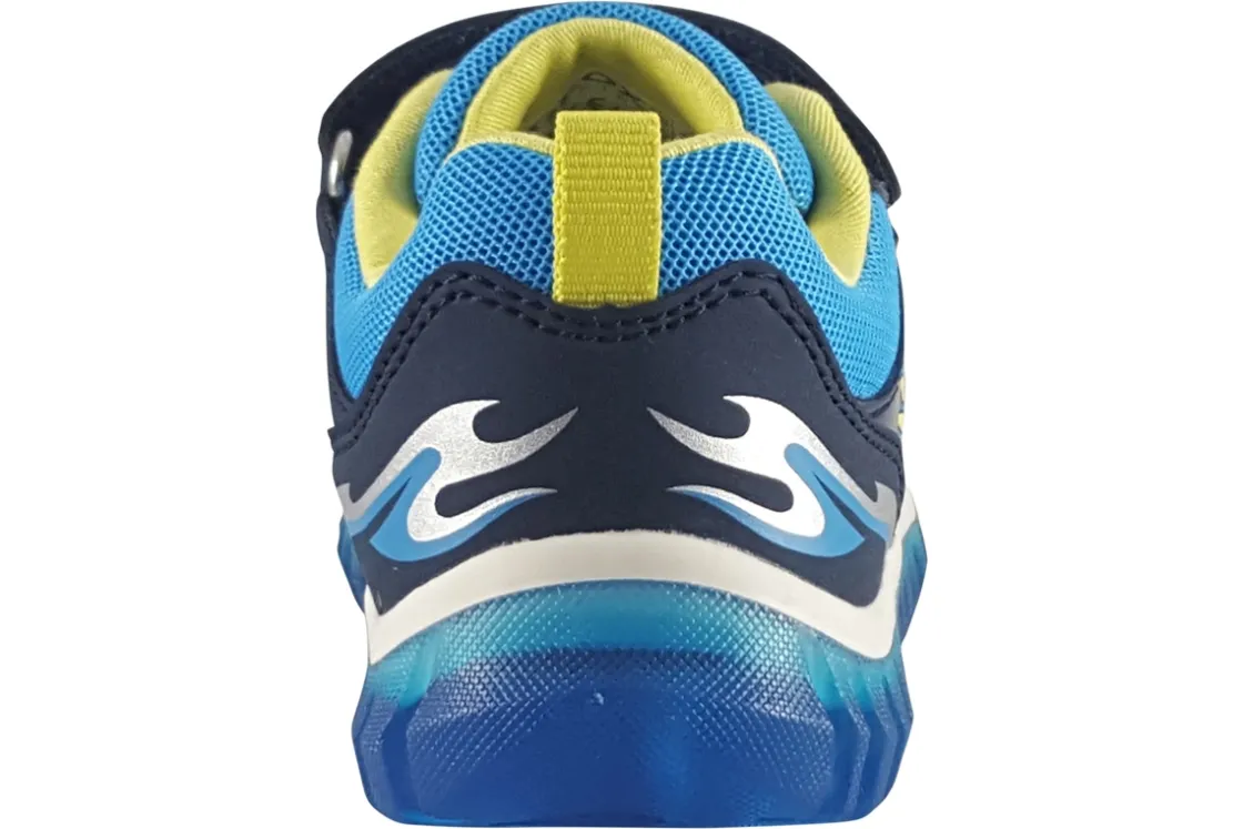 BOY Geox Velcro | Breathable Membrane<Lightyloo B B465ZA Boys Navy Fashion Trainers