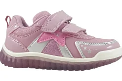 Geox Velcro | Breathable Membrane<Lightyloo G B4661A Girls Fashion Trainers Rose