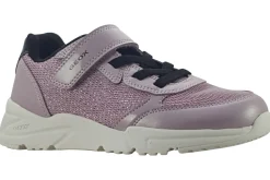 Geox Velcro | Breathable Membrane<Loftus G J46M2C Girls Gliter Fashion Trainers