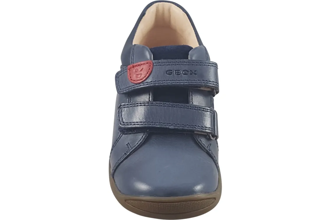 BOY Geox Velcro | Breathable Membrane<Macchia B B254NB Boys Leather Boots