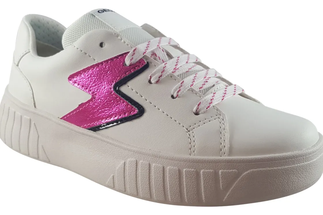 Geox Laced | Breathable Membrane<Mikiroshi Girl J45DVA Girls Leather Shoes