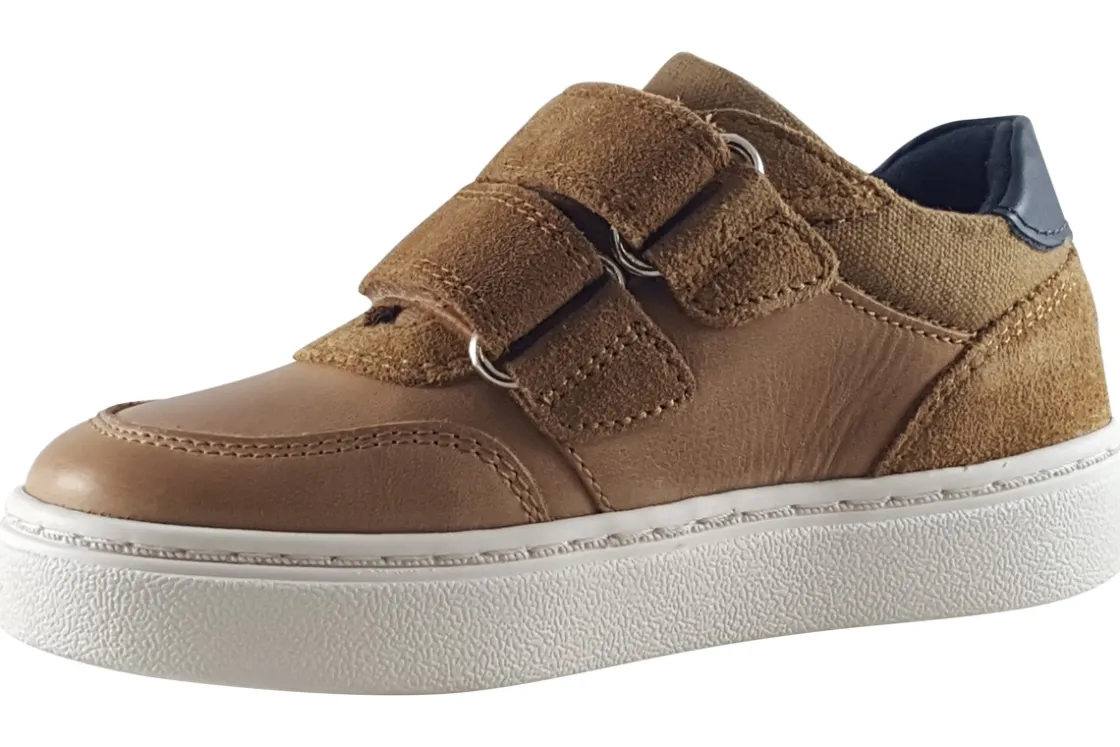 BOY Geox Velcro | Breathable Membrane<Nashik Boy B455NC Boys Leather First Shoes