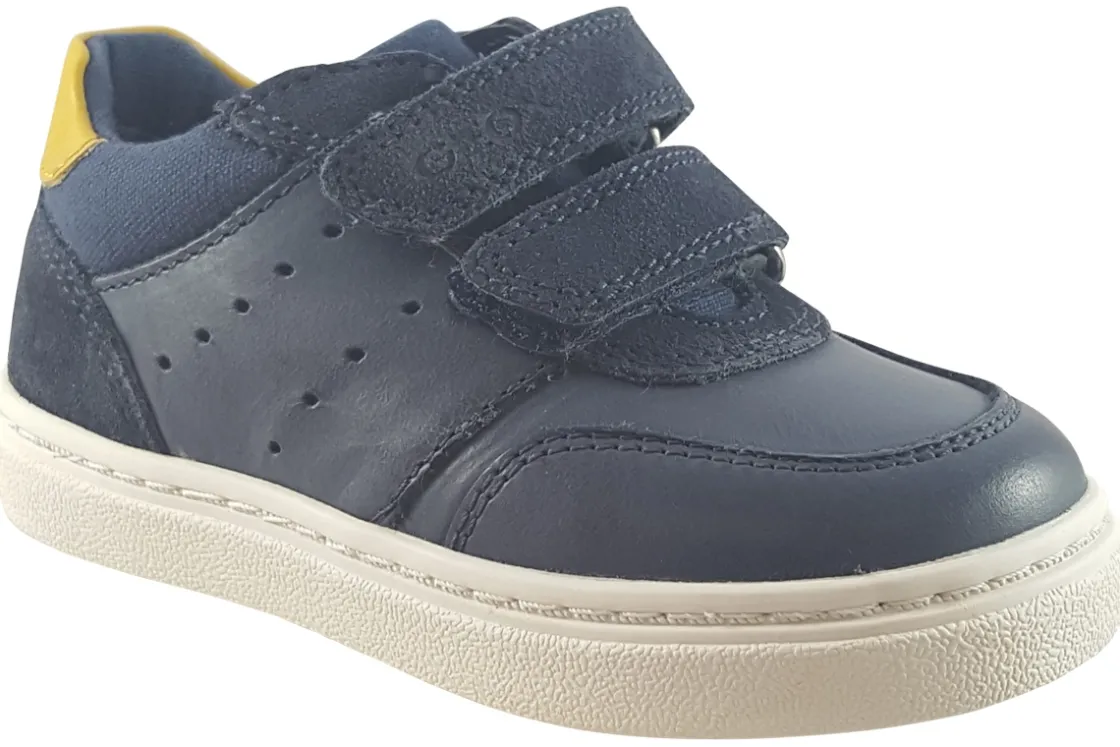 BOY Geox Velcro | Breathable Membrane<Nashik Boy B455NC Boys Leather First Shoes