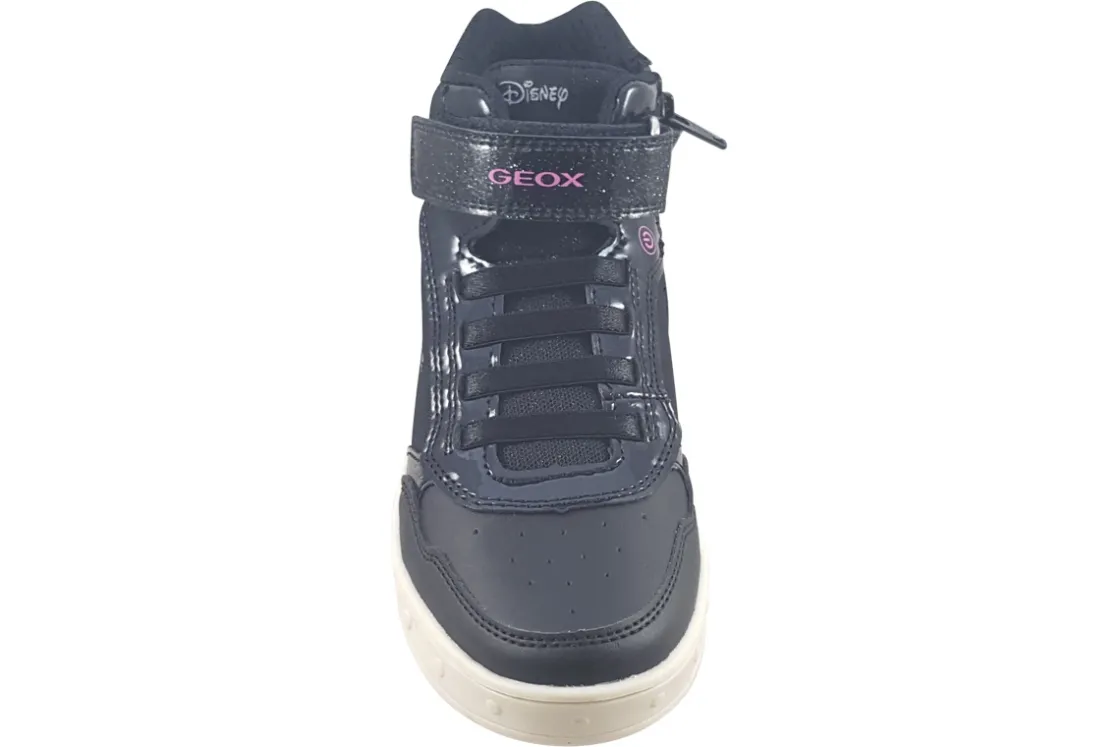 Geox Velcro | Breathable Membrane<Skylin 'Minnie' J468WE Girls Fashion Trainers