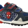BOY Geox Velcro | Breathable Membrane<Spiderman Tuono J35AXB Boys Sports Trainers
