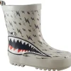 BOY Go Banana's Pull On | Removable Insole<Shark Rain Boot Boys Wellingtons