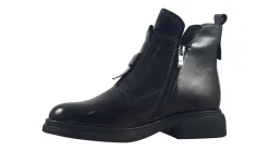 Women 2Go Womens Boots<Billie 8986501 Womens Leather Patent Ankle Boots
