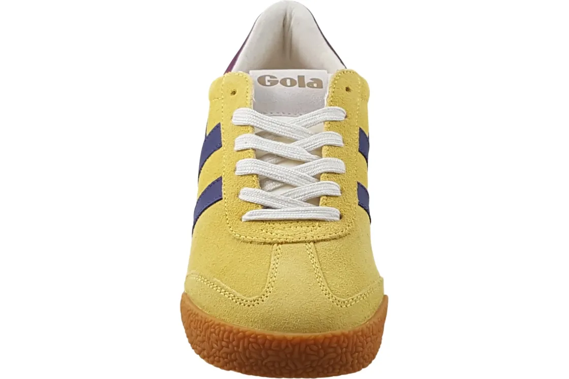 Women Gola Womens Fashion Trainers<Elan CLB538 Womens Suede Leather Fashion Trainers