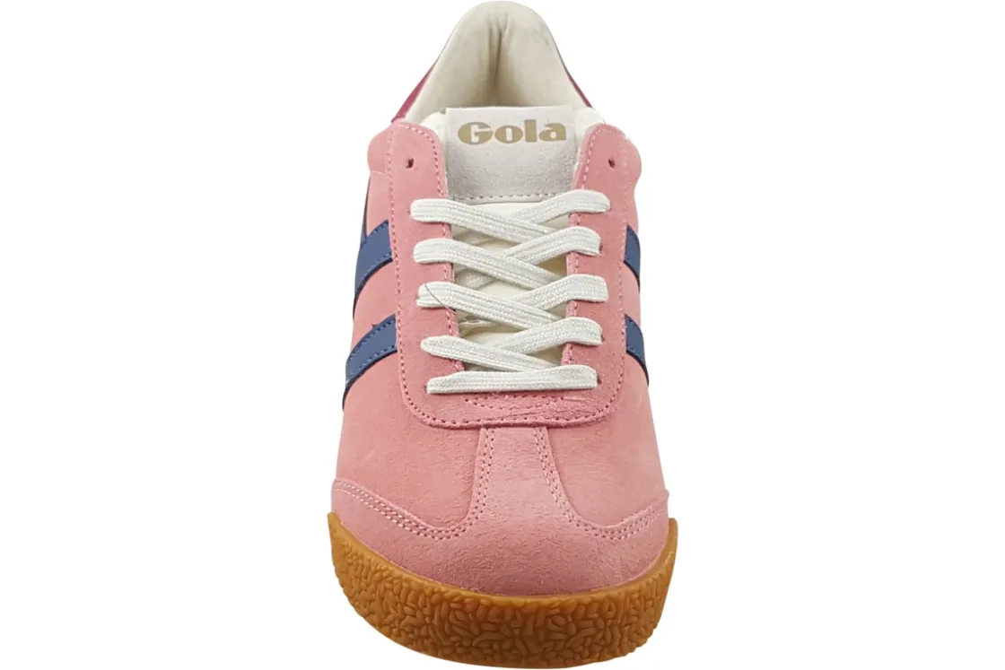 Women Gola Womens Fashion Trainers<Elan CLB538 Womens Suede Leather Fashion Trainers