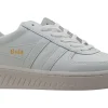 Women Gola Womens Fashion Trainers<Grandslam CLA567 Womens Leather Fashion Trainers White