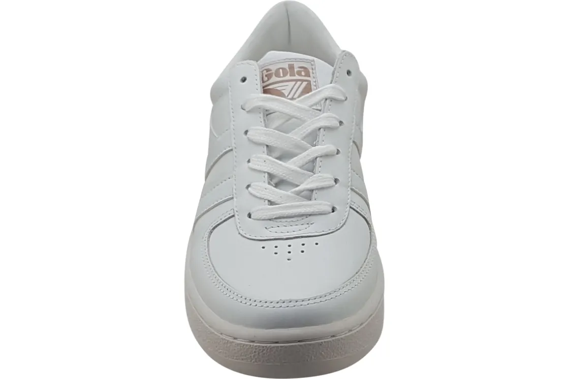 Women Gola Womens Fashion Trainers<Grandslam CLA567 Womens Leather Fashion Trainers White