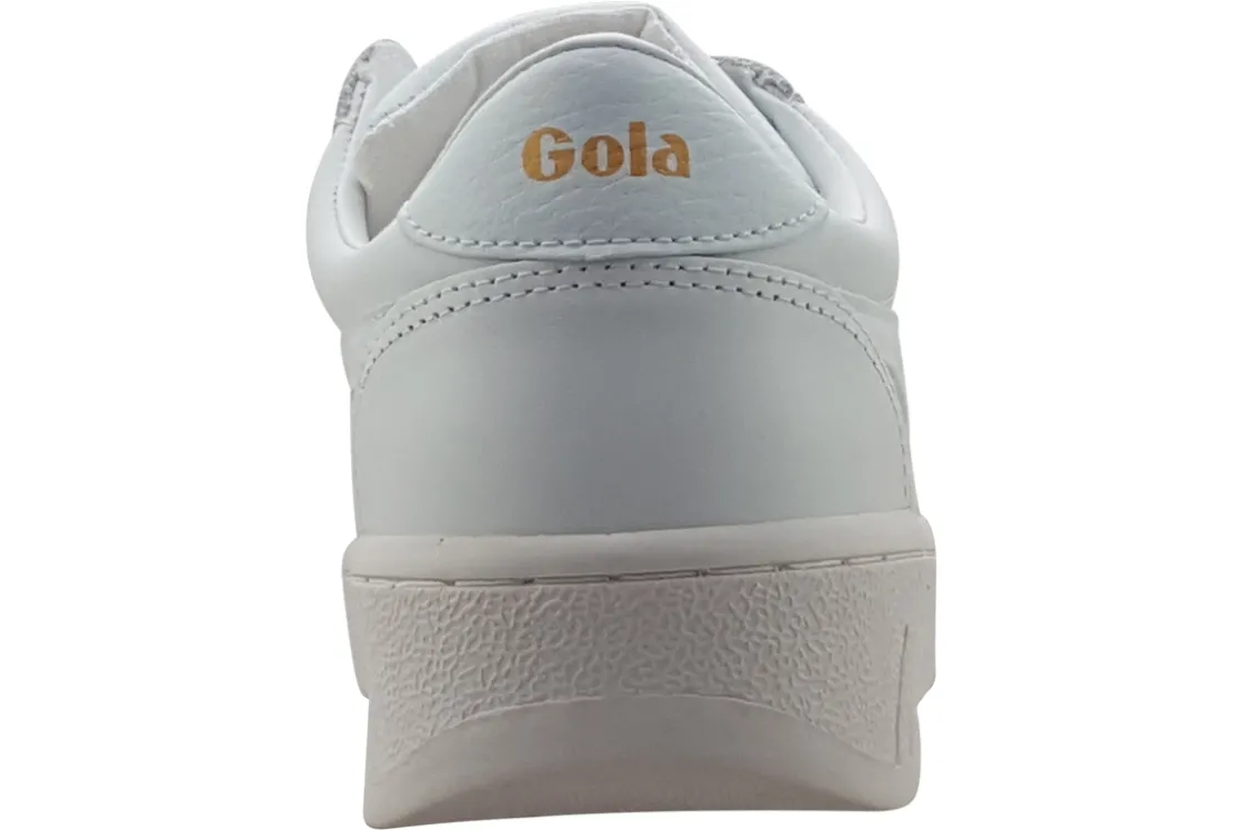 Women Gola Womens Fashion Trainers<Grandslam CLA567 Womens Leather Fashion Trainers White