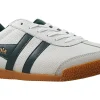 Gola Apron Toe | Mens Shoes<Harrier Leather CMB426 Mens Leather Fashion Trainers