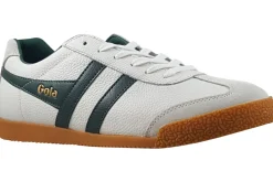 Gola Apron Toe | Mens Shoes<Harrier Leather CMB426 Mens Leather Fashion Trainers