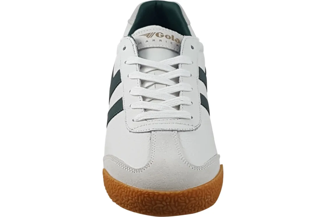 Gola Apron Toe | Mens Shoes<Harrier Leather CMB426 Mens Leather Fashion Trainers