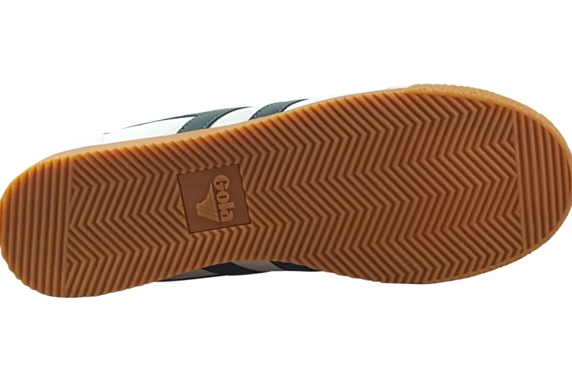 Gola Apron Toe | Mens Shoes<Harrier Leather CMB426 Mens Leather Fashion Trainers