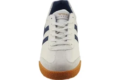 Gola Apron Toe | Mens Shoes<Harrier Leather CMB426 Mens Leather Fashion Trainers