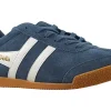 Gola Apron Toe | Mens Shoes<Harrier Suede CMA192 Mens Suede Leather Fashion Trainers
