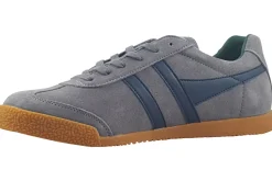 Gola Apron Toe | Mens Shoes<Harrier Suede CMA192 Mens Suede Leather Fashion Trainers
