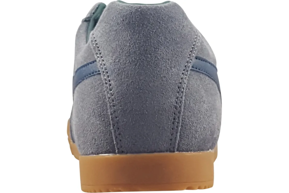 Gola Apron Toe | Mens Shoes<Harrier Suede CMA192 Mens Suede Leather Fashion Trainers