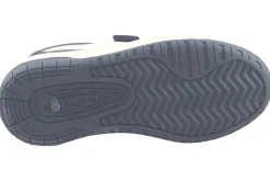 BOY Gola Velcro | Removable Insole<Hawk Strap CKA336 Boys Navy Leather Fashion Trainers
