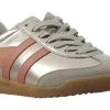 Women Gola Womens Fashion Trainers<Torpedo Glimmer CLB742 Womens Leather Fashion Trainers