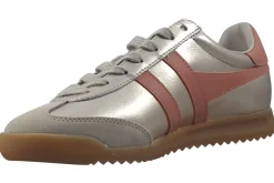 Women Gola Womens Fashion Trainers<Torpedo Glimmer CLB742 Womens Leather Fashion Trainers