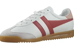 Women Gola Womens Fashion Trainers<Torpedo Leather CLB622 Womens Fashion Trainers White Clay