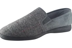Goodyear Plain Toe | Mens Slippers<Harrison Tweed Mens Slippers
