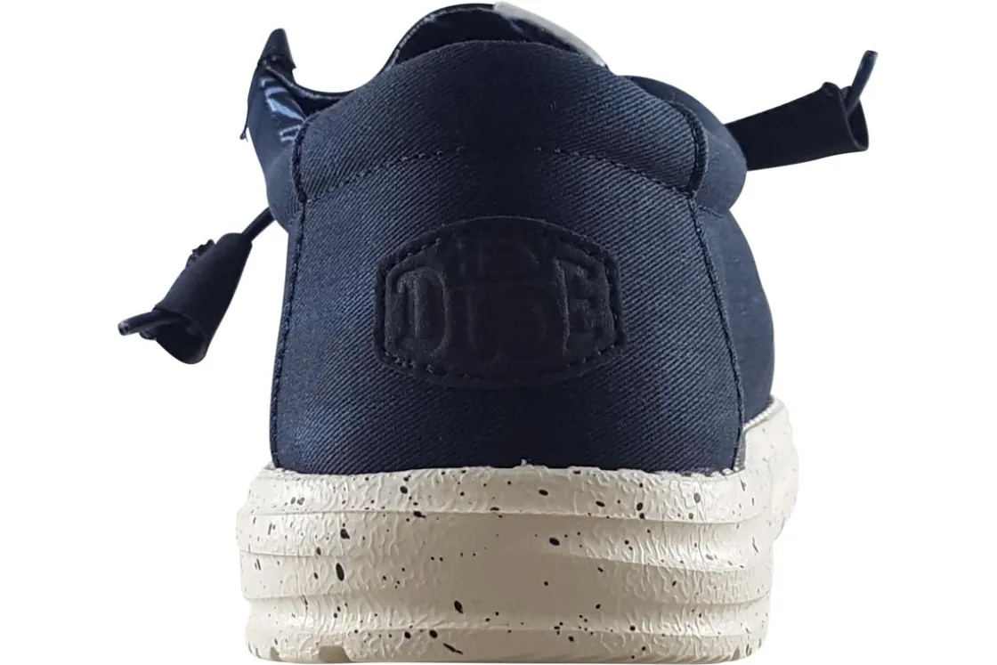 Heydude Mens Shoes<Wally Canvas Navy Mens Shoes