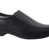 BOY Hush Puppies Senior Boys | Tramline Toe<Billy Slip On Mens Leather Shoes