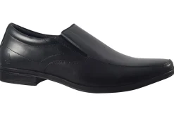 BOY Hush Puppies Senior Boys | Tramline Toe<Billy Slip On Mens Leather Shoes