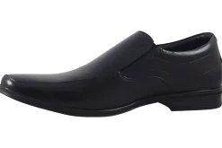 BOY Hush Puppies Senior Boys | Tramline Toe<Billy Slip On Mens Leather Shoes