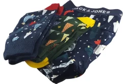 Jack Jones Mens Accessories<Xmas Tree Giftbox 12227537 Navy Mens Cotton Accessories