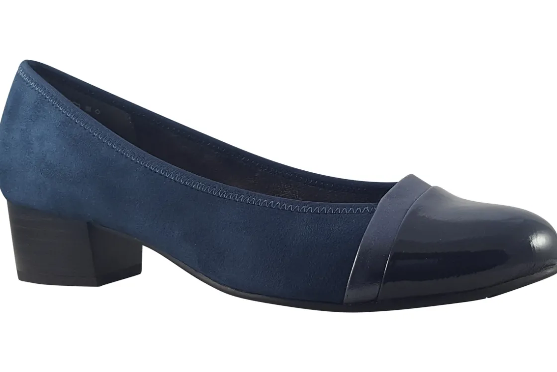Women Jana Softline Womens Shoes<Belinda 4 22366-41 (Wide Fit) Womens Suede Effect Shoes