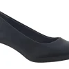 Women Jana Softline Womens Shoes<Laurie 22472-41 (Wide Fit) Black Leather Womens Shoes