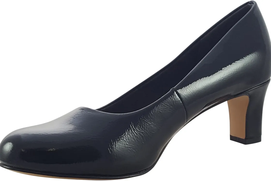 Women Jana Softline Womens Shoes<Laurie 22472-41 (Wide Fit) Black Leather Womens Shoes