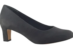 Women Jana Softline Womens Shoes<Laurie Suede 22470-41 (Wide Fit) Womens Suede Effect Shoes