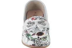 Women Jo & Joe Womens Shoes | Womens Loafers<Botanical Womens Leather Loafers White