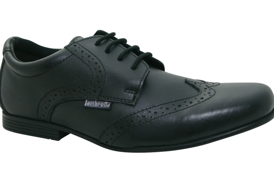 BOY Lambretta Boys Shoes<Tomkin Brogue Boys Leather Shoes