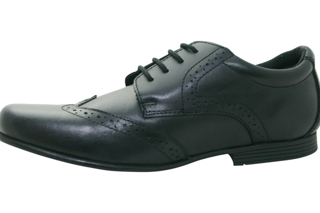 BOY Lambretta Boys Shoes<Tomkin Brogue Boys Leather Shoes