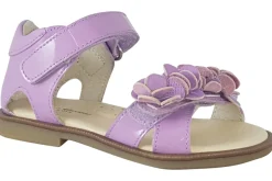 Lea Lelo Velcro | Podiatrist Approved<Emily Sdl 61016 Girls Leather Patent Sandals