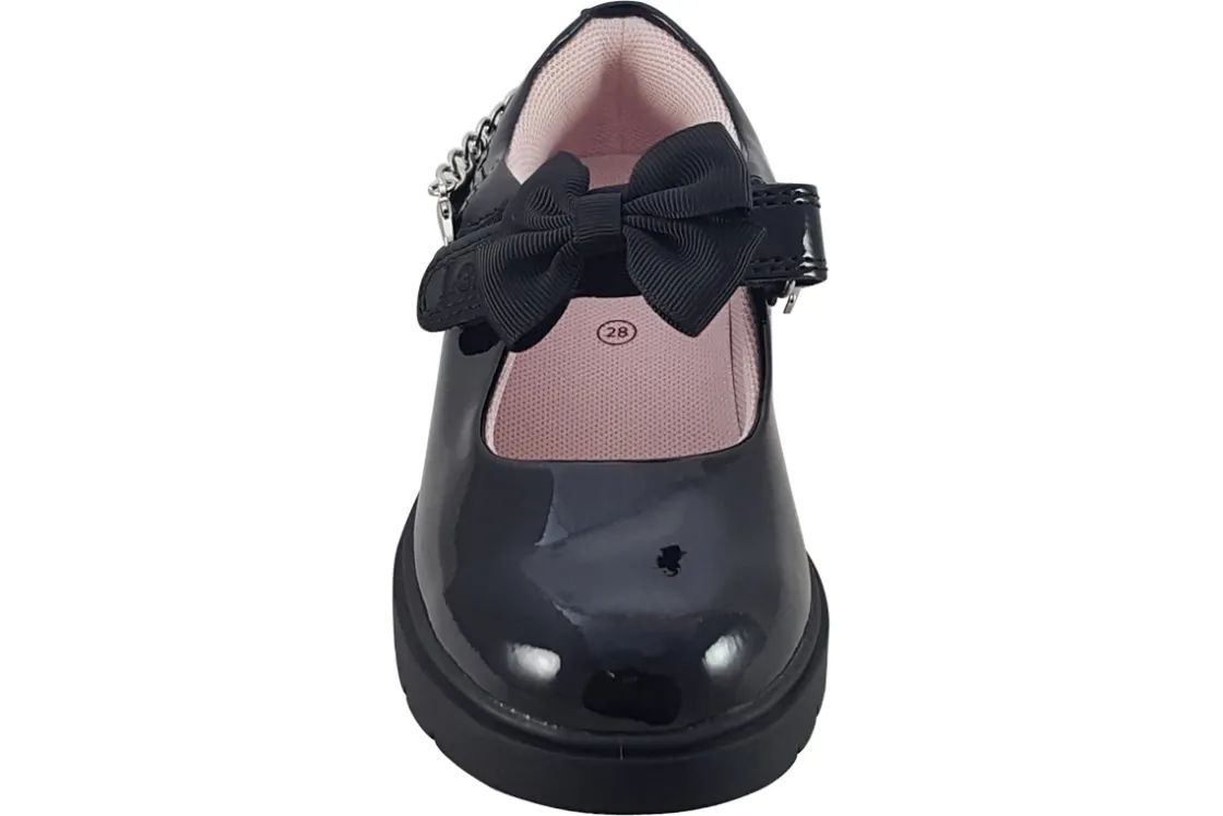 Lelli Kelly Junior Girls | Velcro<Anastasia Bracelet LK8522 Girls Leather Patent School Shoes