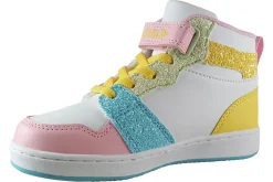 Lelli Kelly Velcro | Girls Boots<Anna Hi-Top LK2016 Black/Pink Girls Boots