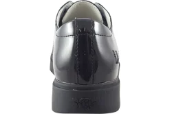Lelli Kelly Laced | Girls Shoes<Florence Brogue LK8676 Black Girls Leather Patent School Shoes