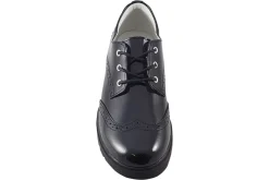 Lelli Kelly Laced | Girls Shoes<Florence Brogue LK8676 Black Girls Leather Patent School Shoes