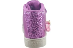 Lelli Kelly Velcro | Lights<Mille Stelle Hi LK4486 Girls Purple Fashion Trainers