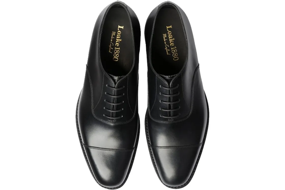 Loake Mens Shoes | Oxford Toe Cap<Aldwych Mens Handmade Oxford Leather Shoes