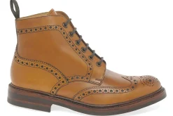Loake Apron Toe | Brogues<Bedale Mens Handmade Leather Brogue Boots