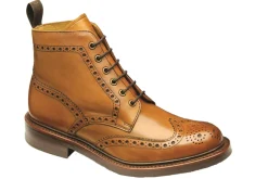 Loake Apron Toe | Brogues<Bedale Mens Handmade Leather Brogue Boots
